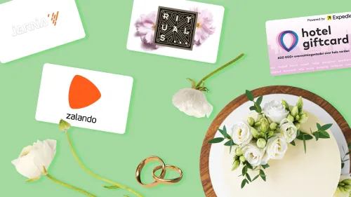 De beste gavekortene til bryllup